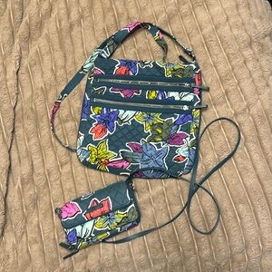 Vera Bradley crossbody and wallet